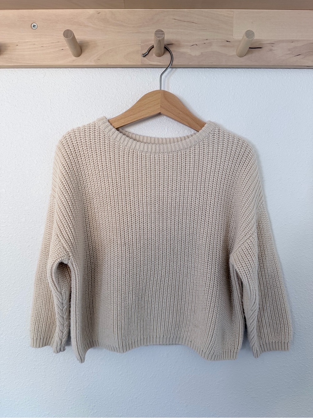 Toddler Knitted Fisherman’s Sweater